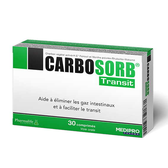 CARBOSORB TRANSIT Comprimés