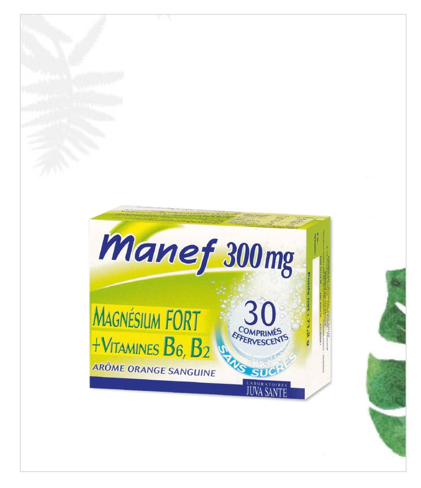 MANEF Magnesium Comprimés Effervescents sans Sucre