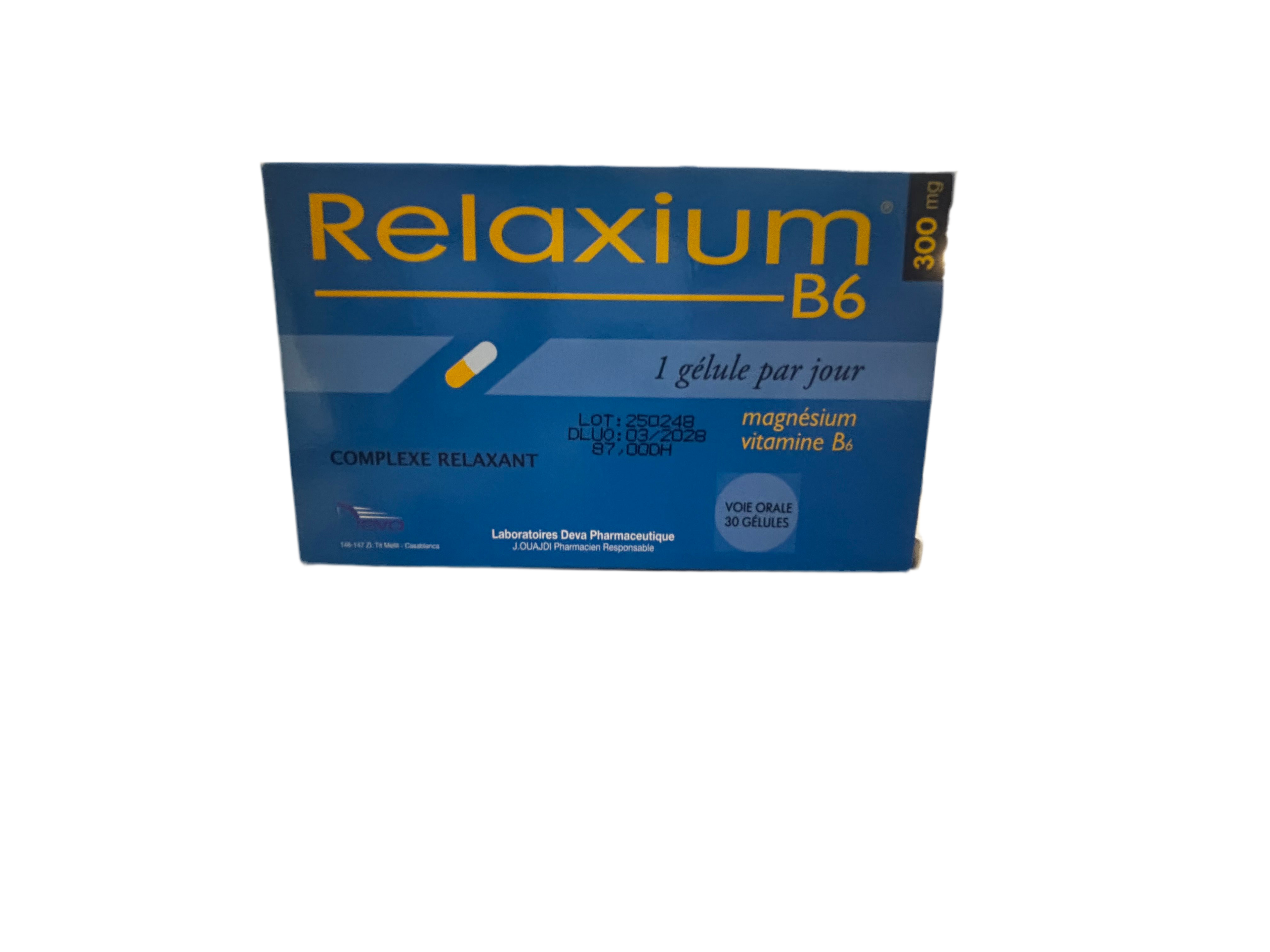 RELAXIUM Comprimés