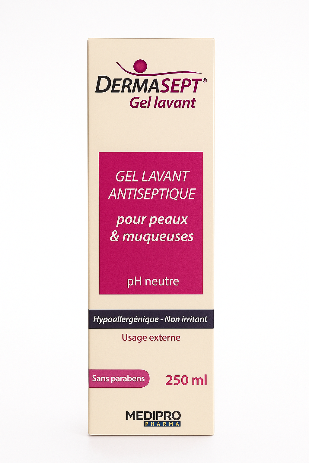 Dermasept Gel Lavant AntiSeptique pH neuter