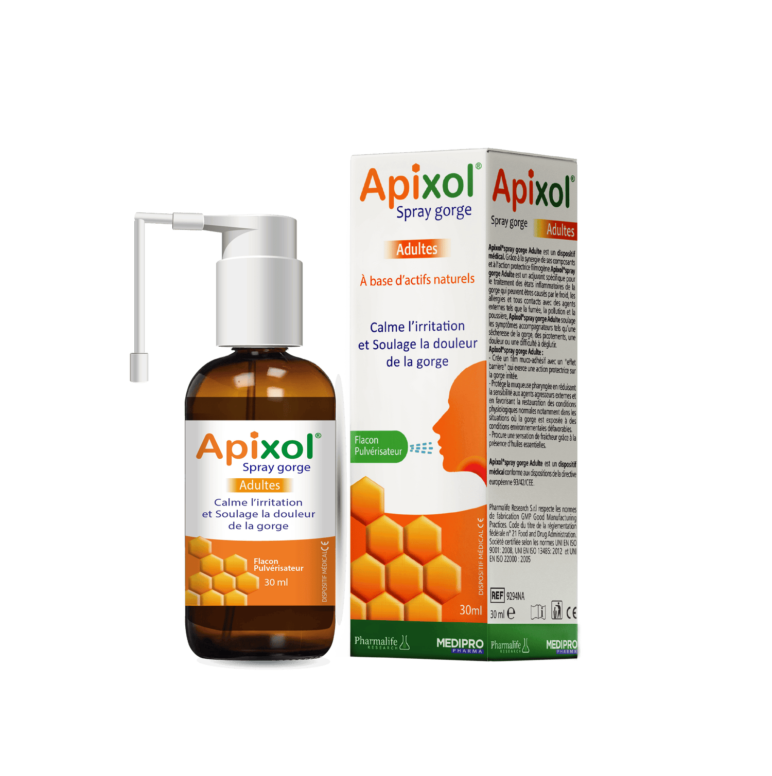 APIXOL, Spray gorge
