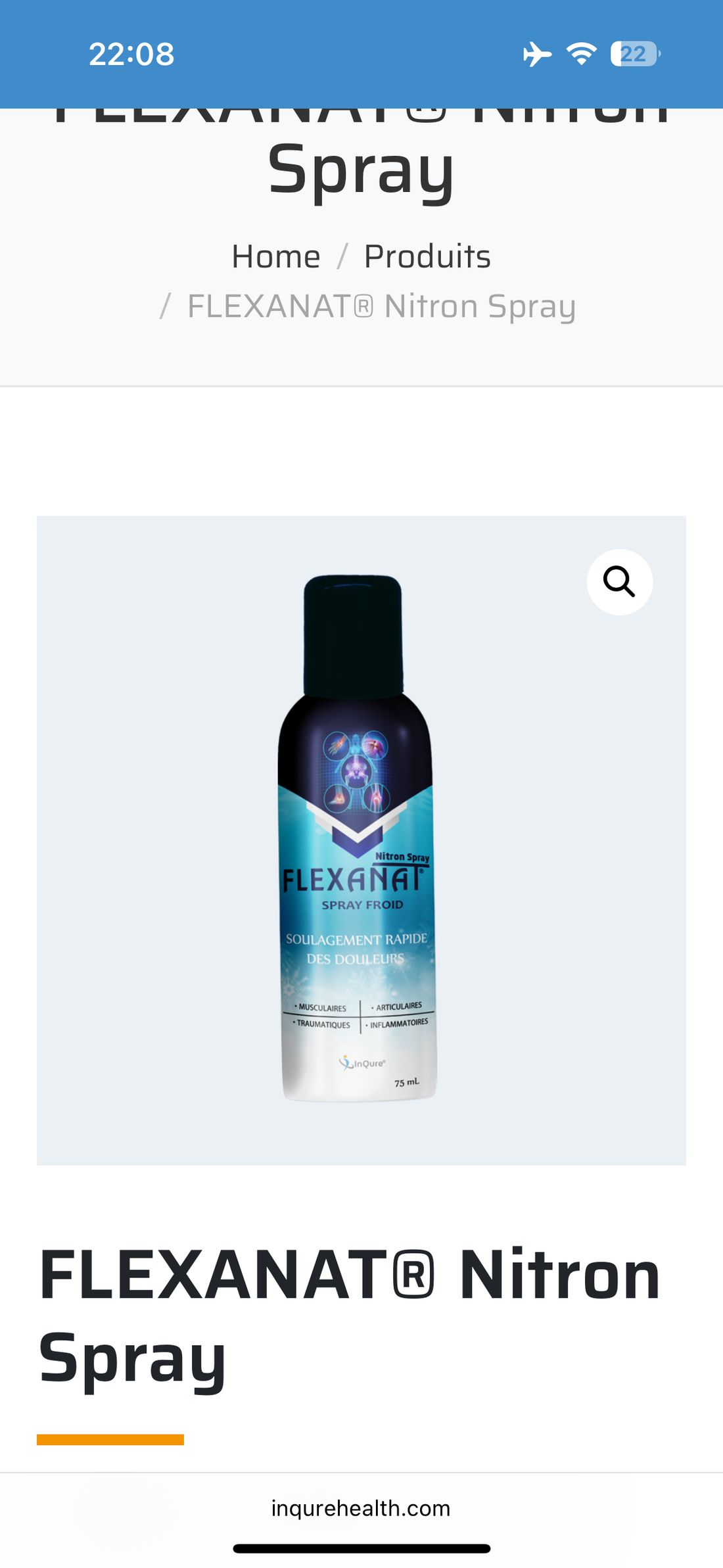 Flexanat Spray Froid