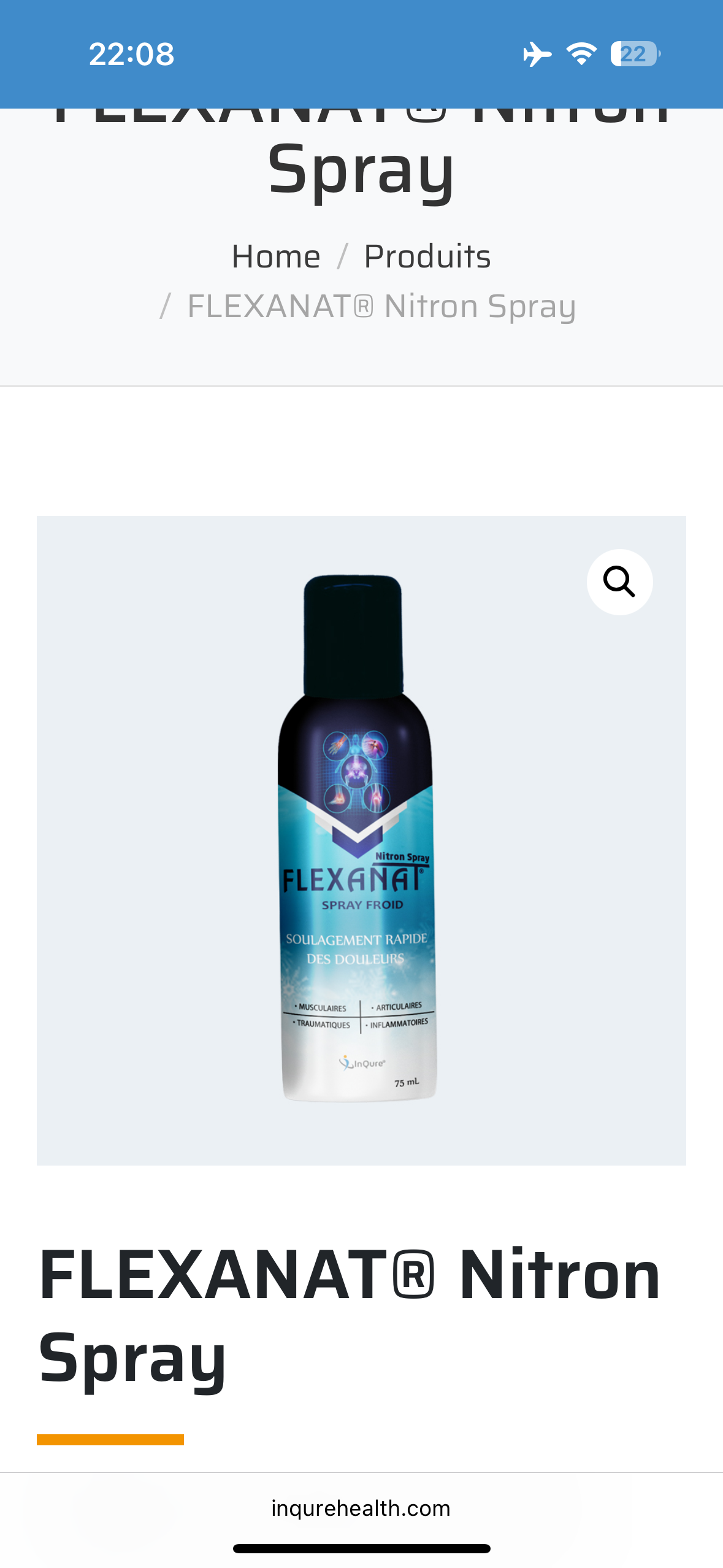 Flexanat Spray Froid