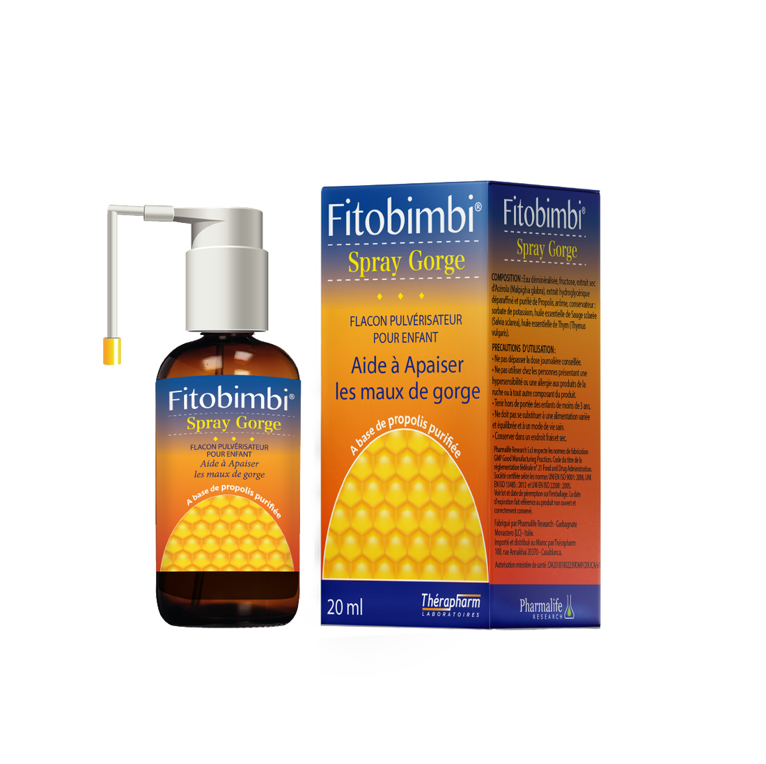 FITOBIMBI Maux de Gorge Spray