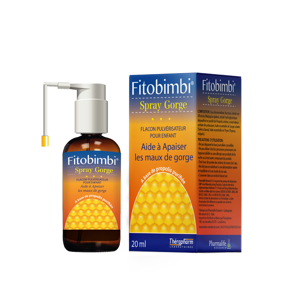 FITOBIMBI Maux de Gorge Spray